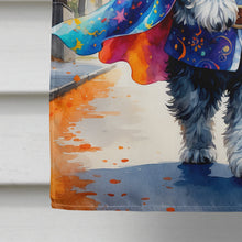 Load image into Gallery viewer, Schnauzer Halloween Trick or Treat House Flag
