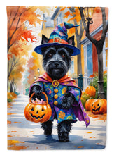 Load image into Gallery viewer, Scottish Terrier Halloween Trick or Treat House Flag