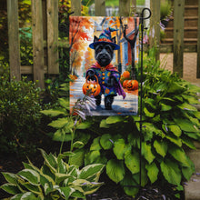 Load image into Gallery viewer, Scottish Terrier Halloween Trick or Treat Garden Flag