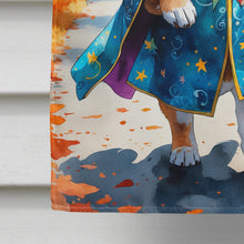 Load image into Gallery viewer, Shiba Inu Halloween Trick or Treat House Flag