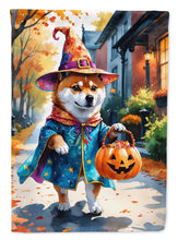 Load image into Gallery viewer, Shiba Inu Halloween Trick or Treat Garden Flag