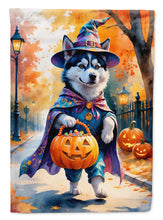 Load image into Gallery viewer, Siberian Husky Halloween Trick or Treat House Flag