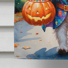 Load image into Gallery viewer, Westie Halloween Trick or Treat House Flag