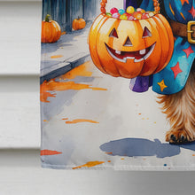 Load image into Gallery viewer, Yorkshire Terrier Yorkie Halloween Trick or Treat House Flag