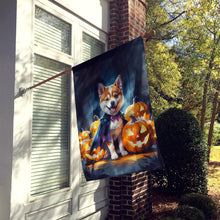 Load image into Gallery viewer, Akita Puppy Halloween House Flag
