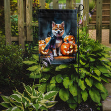 Load image into Gallery viewer, Akita Puppy Halloween Garden Flag