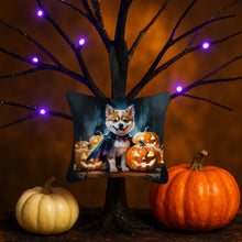 Load image into Gallery viewer, Akita Puppy Halloween Mini Hanging Pillow Ornament 3.5 × 3.5