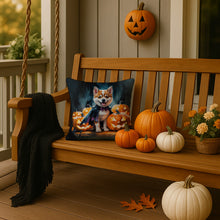 Load image into Gallery viewer, Akita Puppy Halloween Throw Pillow