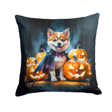 Load image into Gallery viewer, Akita Puppy Halloween Throw Pillow
