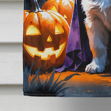 Load image into Gallery viewer, Alaskan Malamute Puppy Halloween House Flag