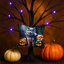 Load image into Gallery viewer, Alaskan Malamute Puppy Halloween Mini Hanging Pillow Ornament 3.5 × 3.5