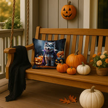Load image into Gallery viewer, Alaskan Malamute Puppy Halloween Throw Pillow
