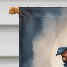 Load image into Gallery viewer, Australian Shepherd Puppy Halloween House Flag