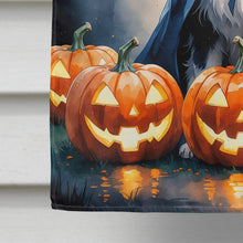 Load image into Gallery viewer, Australian Shepherd Puppy Halloween House Flag