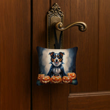 Load image into Gallery viewer, Australian Shepherd Puppy Halloween Mini Hanging Pillow Ornament 3.5 × 3.5