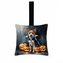 Load image into Gallery viewer, Basenji Puppy Halloween Mini Hanging Pillow Ornament 3.5 × 3.5