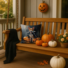 Load image into Gallery viewer, Basenji Puppy Halloween Throw Pillow