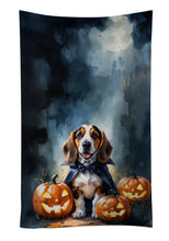 Load image into Gallery viewer, Basset Hound Puppy Halloween Kitchen Towel