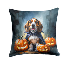 Load image into Gallery viewer, Basset Hound Puppy Halloween Throw Pillow