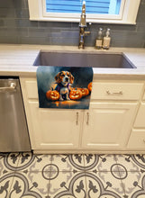 Load image into Gallery viewer, Beagle Puppy Halloween Kitchen Towel