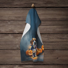 Load image into Gallery viewer, Beagle Puppy Halloween Kitchen Towel