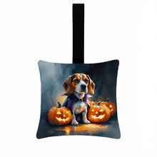 Load image into Gallery viewer, Beagle Puppy Halloween Mini Hanging Pillow Ornament 3.5 × 3.5