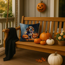 Load image into Gallery viewer, Beagle Puppy Halloween Throw Pillow