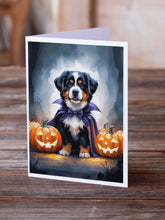 Load image into Gallery viewer, Bernese Mountain Dog Puppy Halloween Greeting Cards Pack of 8