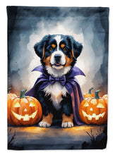 Load image into Gallery viewer, Bernese Mountain Dog Puppy Halloween Garden Flag