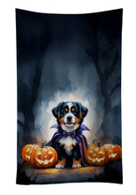 Load image into Gallery viewer, Bernese Mountain Dog Puppy Halloween Kitchen Towel