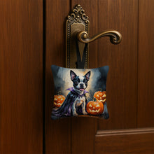 Load image into Gallery viewer, Boston Terrier Puppy Halloween Mini Hanging Pillow Ornament 3.5 × 3.5