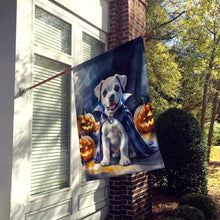 Load image into Gallery viewer, White Boxer Puppy Halloween House Flag