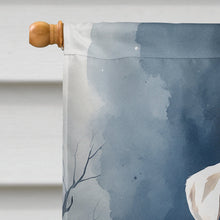 Load image into Gallery viewer, White Boxer Puppy Halloween House Flag