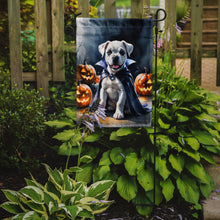 Load image into Gallery viewer, White Boxer Puppy Halloween Garden Flag