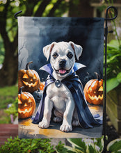 Load image into Gallery viewer, White Boxer Puppy Halloween Garden Flag