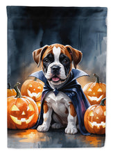 Load image into Gallery viewer, Boxer Puppy Halloween House Flag