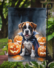 Load image into Gallery viewer, Boxer Puppy Halloween Garden Flag