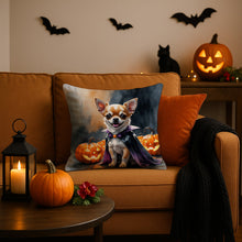 Load image into Gallery viewer, Chihuahua Puppy Halloween Throw Pillow