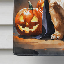 Load image into Gallery viewer, Chow Chow Puppy Halloween House Flag