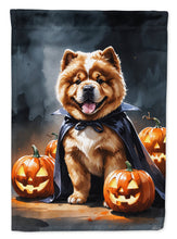 Load image into Gallery viewer, Chow Chow Puppy Halloween House Flag