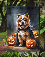 Load image into Gallery viewer, Chow Chow Puppy Halloween Garden Flag