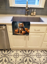 Load image into Gallery viewer, Chow Chow Puppy Halloween Kitchen Towel