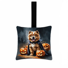 Load image into Gallery viewer, Chow Chow Puppy Halloween Mini Hanging Pillow Ornament 3.5 × 3.5