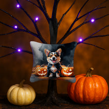 Load image into Gallery viewer, Corgi Puppy Halloween Mini Hanging Pillow Ornament 3.5 × 3.5