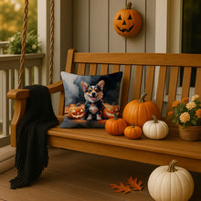 Load image into Gallery viewer, Corgi Puppy Halloween Throw Pillow