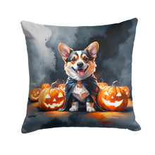 Load image into Gallery viewer, Corgi Puppy Halloween Throw Pillow