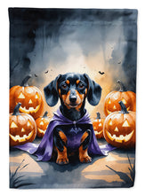 Load image into Gallery viewer, Dachshund Puppy Halloween Garden Flag