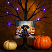 Load image into Gallery viewer, Dachshund Puppy Halloween Mini Hanging Pillow Ornament 3.5 × 3.5