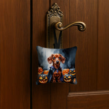 Load image into Gallery viewer, Red Dachshund Puppy Halloween Mini Hanging Pillow Ornament 3.5 × 3.5