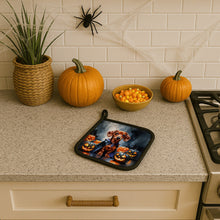 Load image into Gallery viewer, Red Dachshund Puppy Halloween Pair of Pot Holders